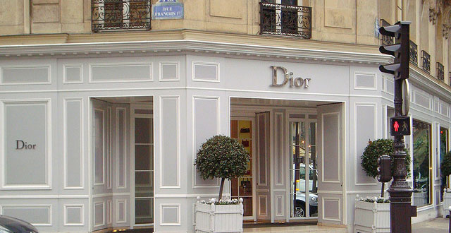 Christian Dior store Paris, France