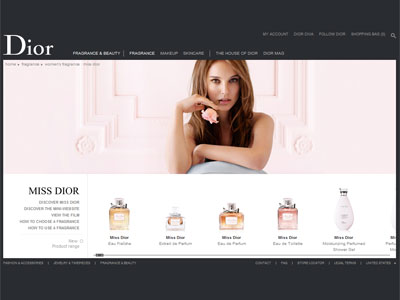 Miss Dior Eau Fraiche website
