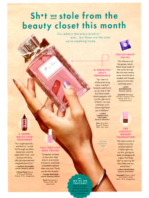 Dior Miss Dior Rose N'Roses Perfume Cosmopolitan editorial