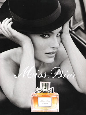 Natalie Portman Dior Miss Dior perfume