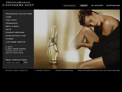 Donna Karan Cashmere Mist website