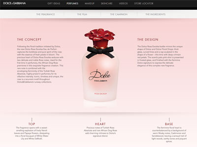 Dolce & Gabbana Dolce Rose Excelsa Website