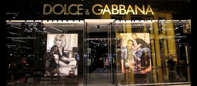 Dolce and Gabbana store