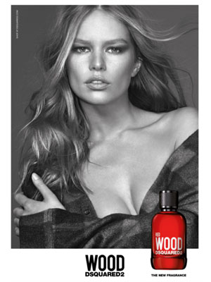 Dsquared2 Red Wood Anna Ewers ad