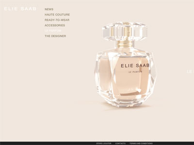 Elie Saab Le Parfum website