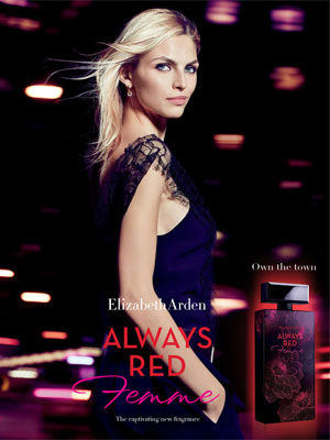 Elizabeth Arden Always Red Femme Perfume Ad