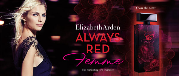 Elizabeth Arden Always Red Femme Karlina Caune