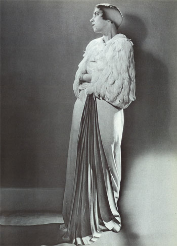 Elsa Schiaparelli photographeed by Man Ray, 1934