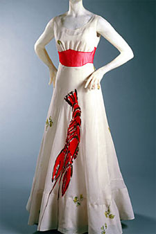 Elsa Schiaparelli Lobster Dress, Dali (Summer/Fall 1937)
