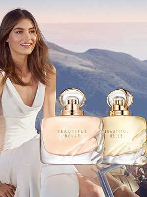 Estee Lauder Beautiful Belle fragrances ads