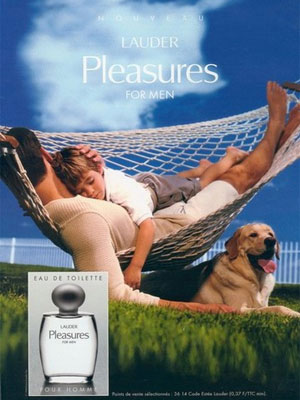 Estee Lauder Pleasures for Men Ad
