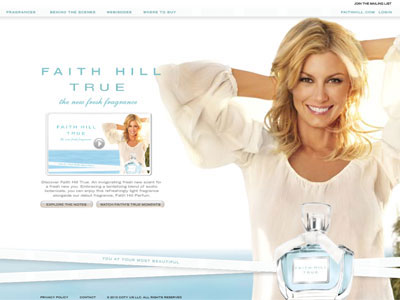 Faith Hill True website