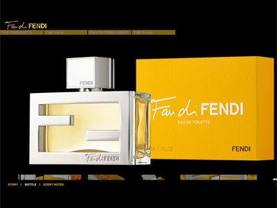 Fan di Fendi Eau de Toilette website