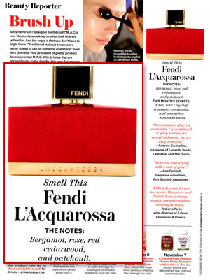 Fendi L'Acquarossa editorial Allure November 2013