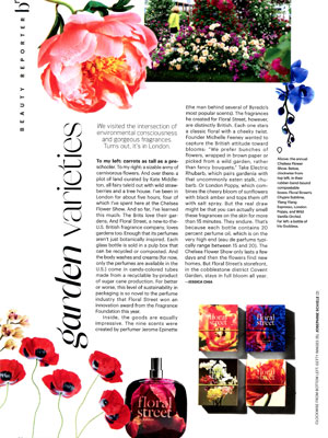 Floral Street Perfume editorial