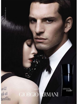 Armani Code for Men Giorgio Armani fragrance Megan Fox