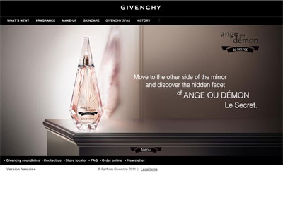 Givenchy Ange ou Demon Le Secret website