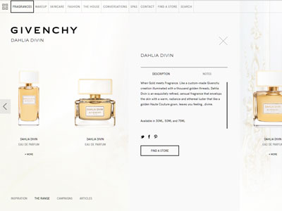 Givenchy Dahlia Divin Website