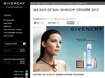 Givenchy Very Irresistible Edition Croisiere website