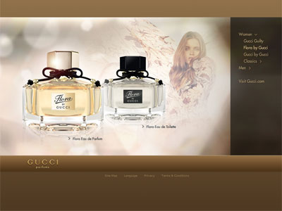 Flora by Gucci website