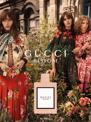 Gucci Bloom perfume Dakota Johnson ad