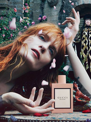 Gucci Bloom perfume ad Florence Welch