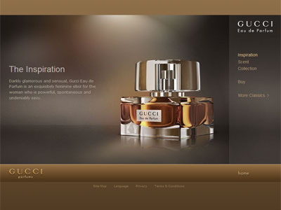 Gucci Eau de Parfum website
