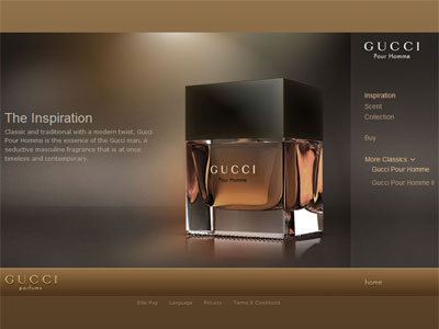 Gucci Pour Homme website
