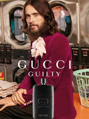 Gucci Guilty Eau de Parfum Pour Homme model Jared Leto