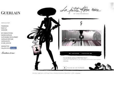 Guerlain La Petite Robe Noire website