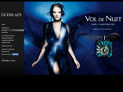 Guerlain Vol de Nuit website