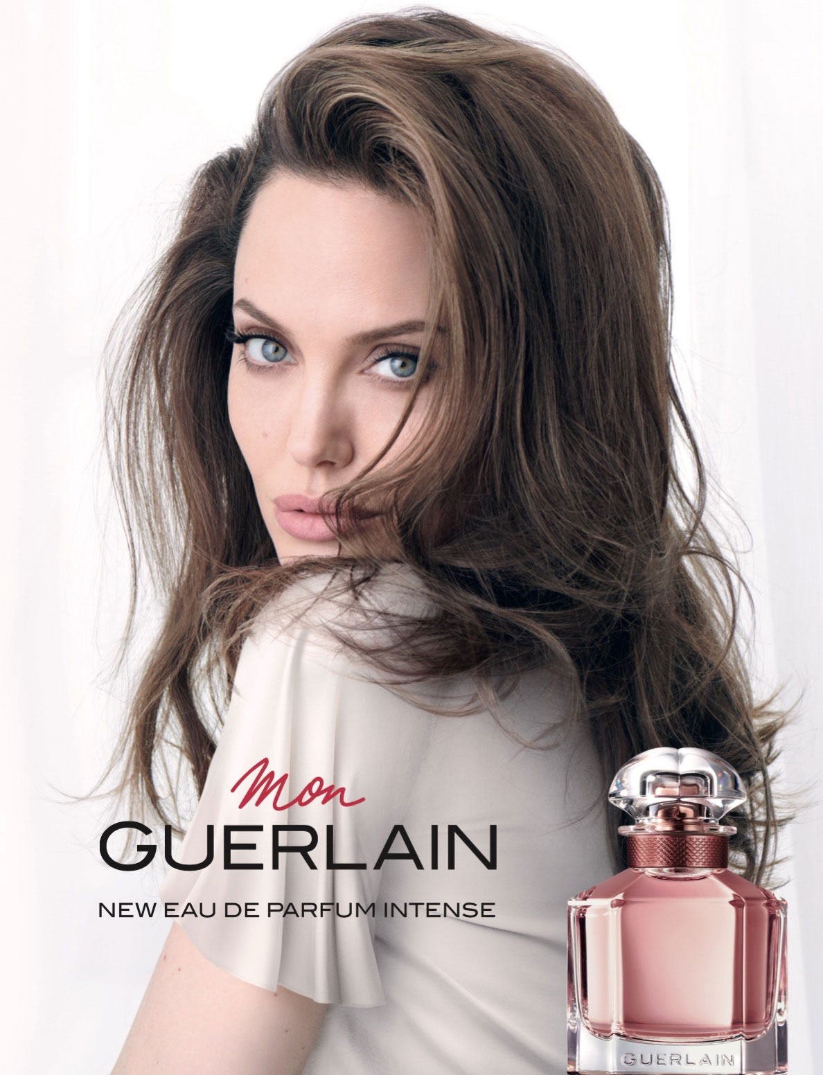 Guerlain Mon Guerlain Intense Ad with Angelina Jolie