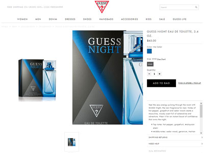 Guess Night Website