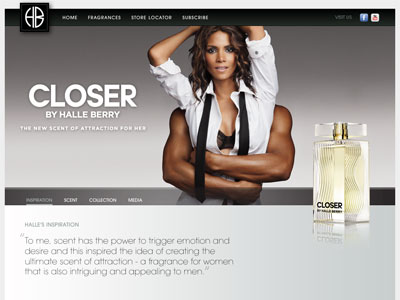 Halle Berry Closer website