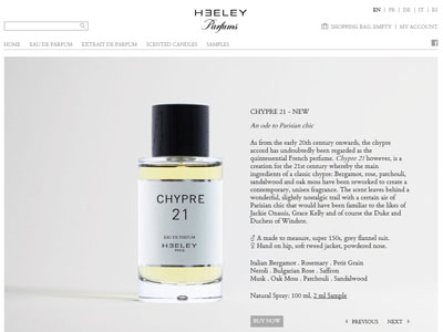 Heeley Chypre 21 Website