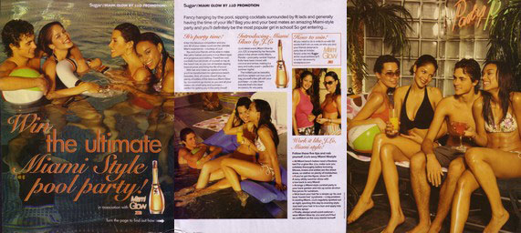 Jennifer Lopez Miami Glow Pool Party Ads 2005