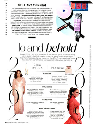 Jennifer Lopez Perfume editorial