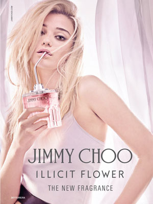 Jimmy Choo Illicit Flower Perfume Ad