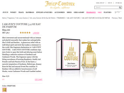 I Am Juicy Couture Website
