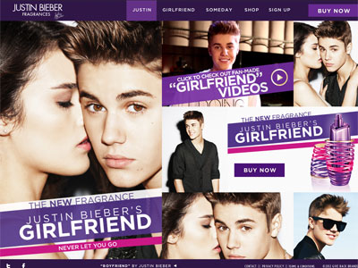 Justin Bieber Girlfriend website