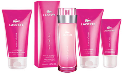 Lacoste Touch of Pink fragrance collection