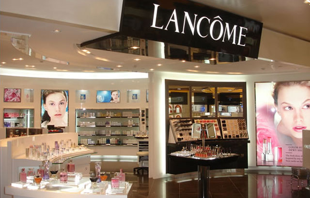 Lancome perfume counter