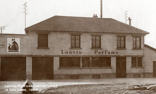 Lanvin Parfums Laboratory in Nanterre 1925