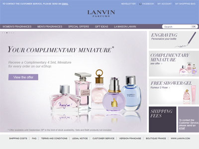 Lanvin Arpege Pour Homme website