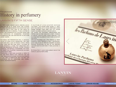 Lanvin Petales Froissees website