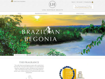 Lisa Hoffman Brazilian Begonia Website