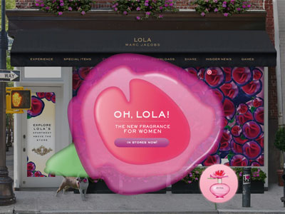 Oh, Lola! Marc Jacobs website