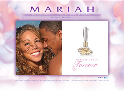 Mariah Carey Forever website