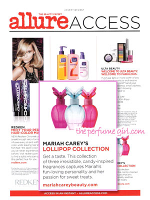 Mariah Carey Lollipop Collection perfumes