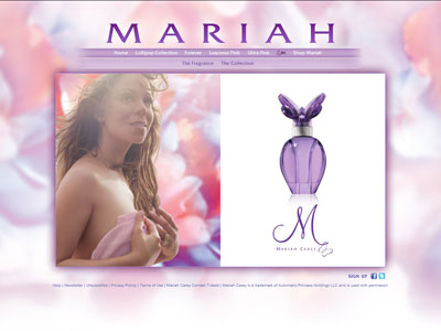 M by Mariah Carey website